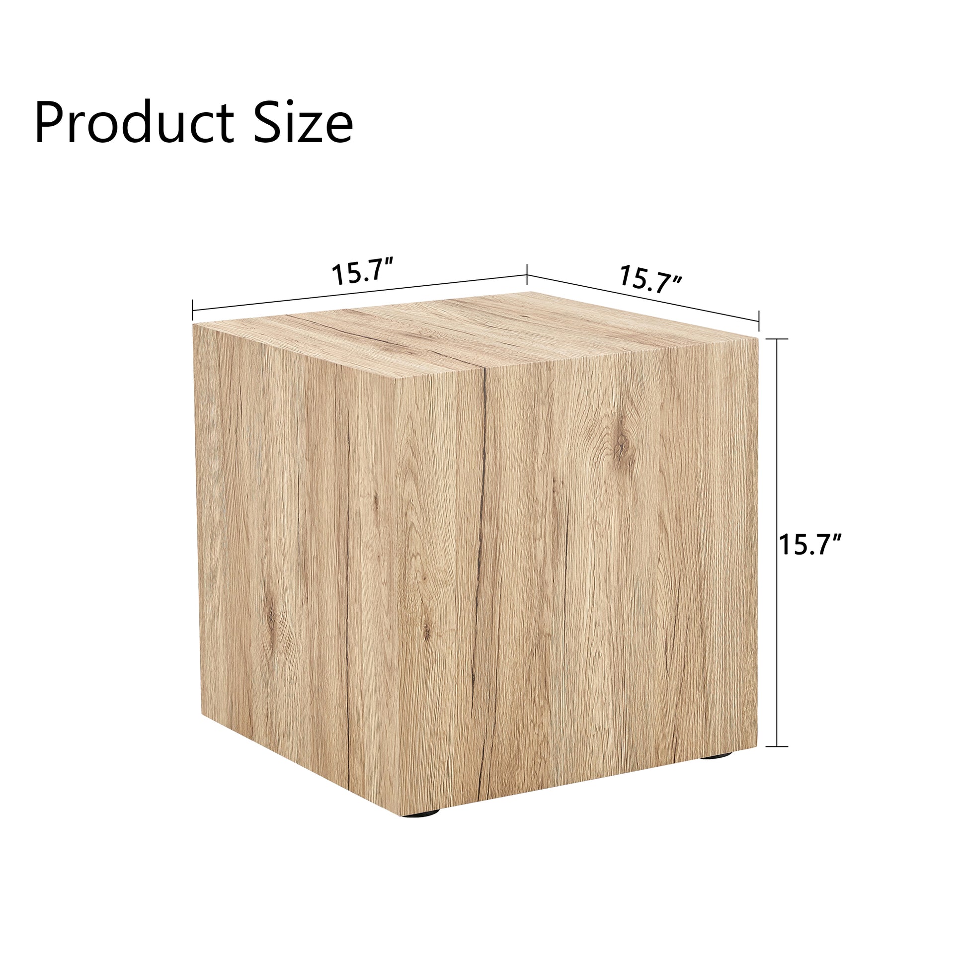 Elevate Your Living Space With This Modern Mdf Coffee Table That Showcases Smooth, Light Wood Color Texture Patterns. It Is Characterized By Stylish Design. Wood Mdf