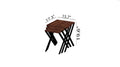 Kira Nesting Table 3 Pieces, Metal Legs Wood Base Nesting Table, Walnut Walnut Brown Contemporary Rectangular Wood