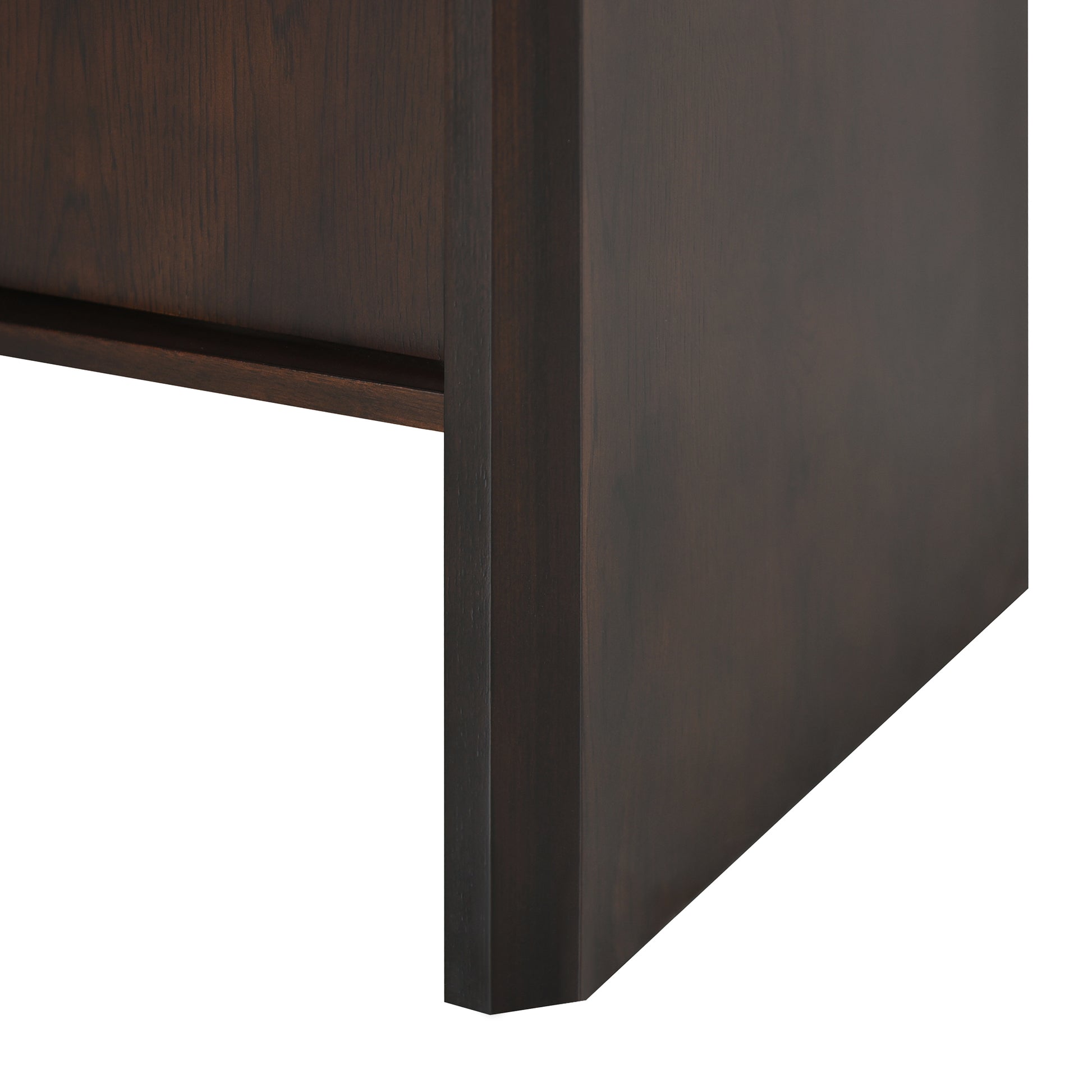 4 Door Large Storage Retro Sideboard With Adjustable Shelves And Long Handles For Kitchen, Dining Room And Living Room Espresso Espresso Mdf