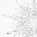 Set Of 6 Iron Snowflake Hanger, Decorative Hanging Ball Christmas Tree Ornaments For Holiday Party Decorations White Iron