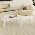 Modern Minimalist White Table Top. Cloud Shape Gives You A Experience, Computer Desk. The Game Table. Suitable For Dining And Living Rooms. White Mdf