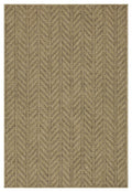 Earth Gc Ntl1013 Jute Mocha 2 Ft. 7 In. X 7 Ft. 3 In. Indoor Outdoor Area Rug Natural & Light Brown Polyester Polypropylene