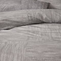 7 Piece Printed Seersucker Comforter Set Grey Cal King California King Grey Polyester