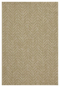 Earth Gc Ntl1014 Jute White 5 Ft. 3 In. X 7 Ft. 3 In. Indoor Outdoor Area Rug Natural White Polyester Polypropylene