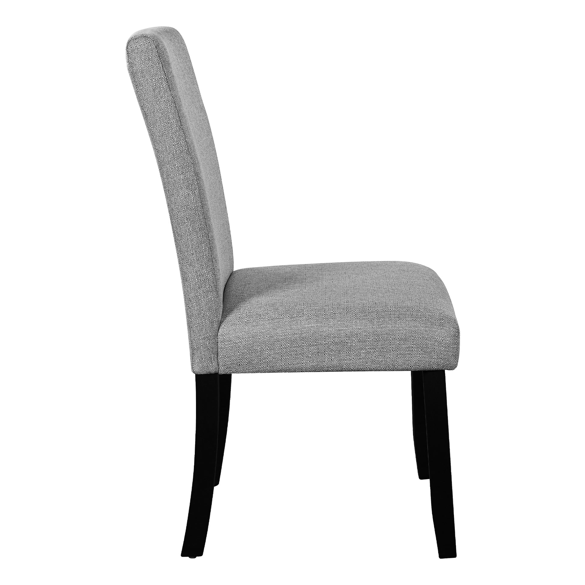 5 Piece Round Dining Table Set, 43 Inch Modern Dining Table And 4 Upholstered Chairs For Dining Room, Kitchen Room, Living Room, Easy Assembly Upholstered Chair Grey Black Dining Room American Design,Farmhouse,Mid Century Modern,Modern Round Round Fabric