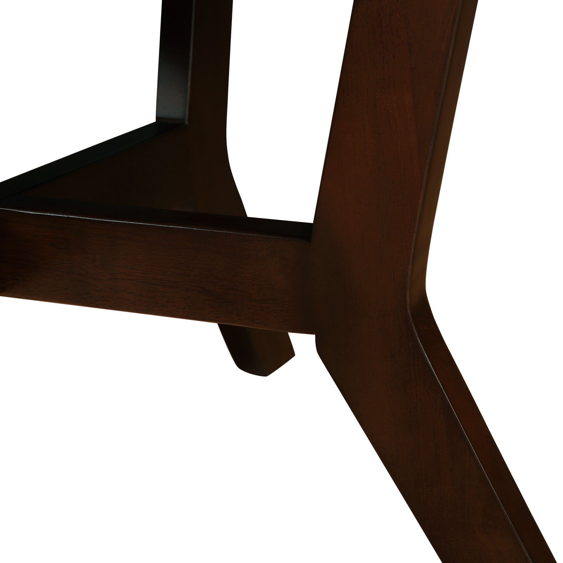 32Inch Wood Round Coffee Table For Living Room,Mid Century Farmhouse Circle Wooden Coffee Tables For Apartment, Easy Assembly, Espresso Espresso Rubber Wood