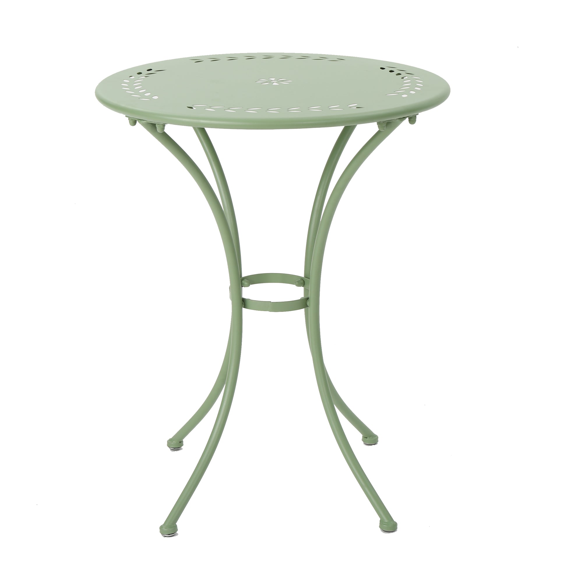 Lourdes 3 Pc Kd Metal Set Green Iron
