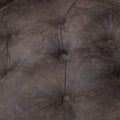 Harrison Tufted Club Chair Grey Brown Microfiber 1 Seat