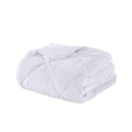 Oversized Down Alternative Comforter White Full Queen White Nylon
