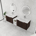 72 Inch Soft Close Doors Bathroom Vanity With Sink, A Small Storage Shelves, 30
