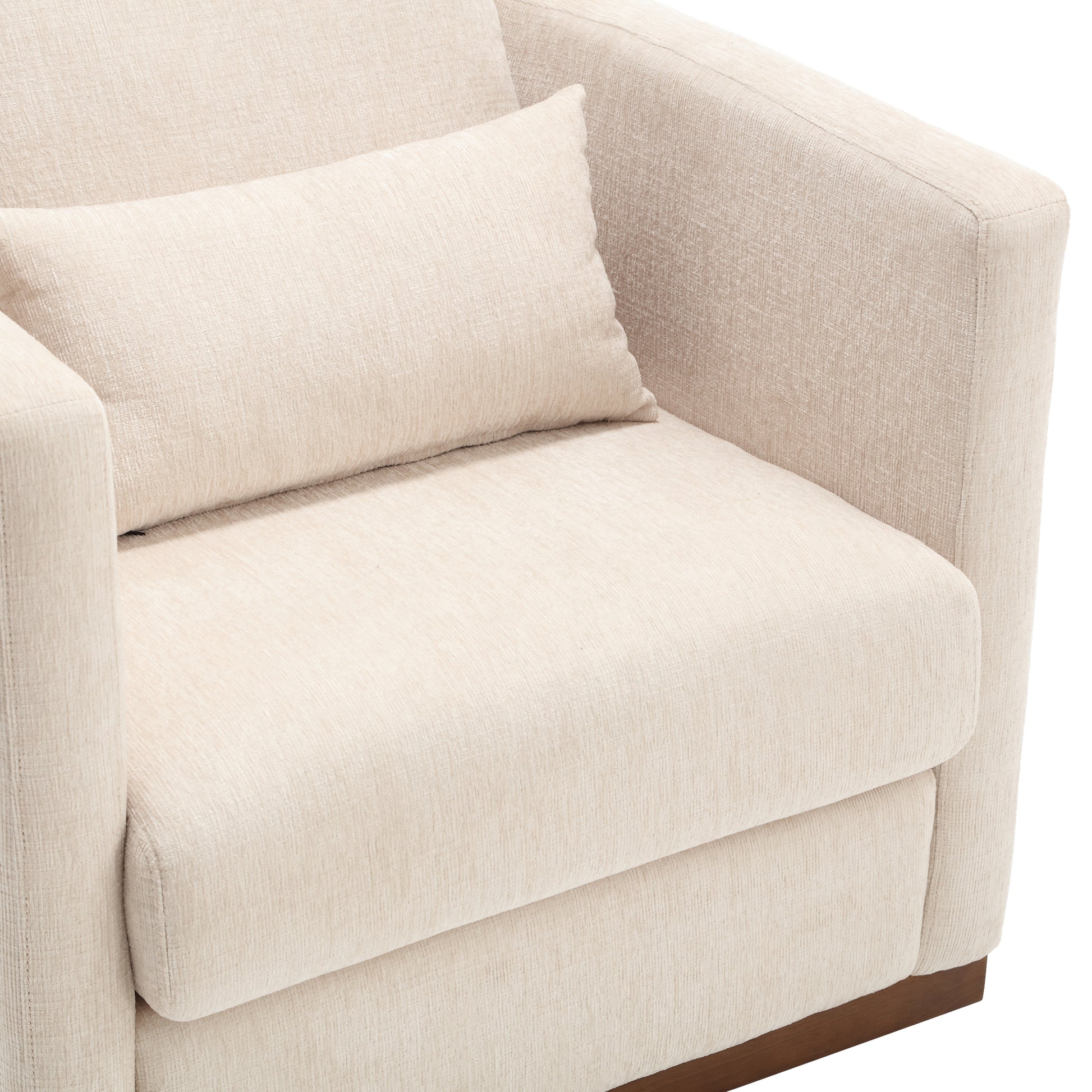 Coolmore Swivel Barrel Chair, Comfy Round Accent Sofa Chair For Living Room, 360 Degree Swivel Barrel Club Chair, Leisure Arm Chair For Nursery, Hotel, Bedroom, Office, Lounge Beige Chenille Beige Primary Living Space Foam Chenille