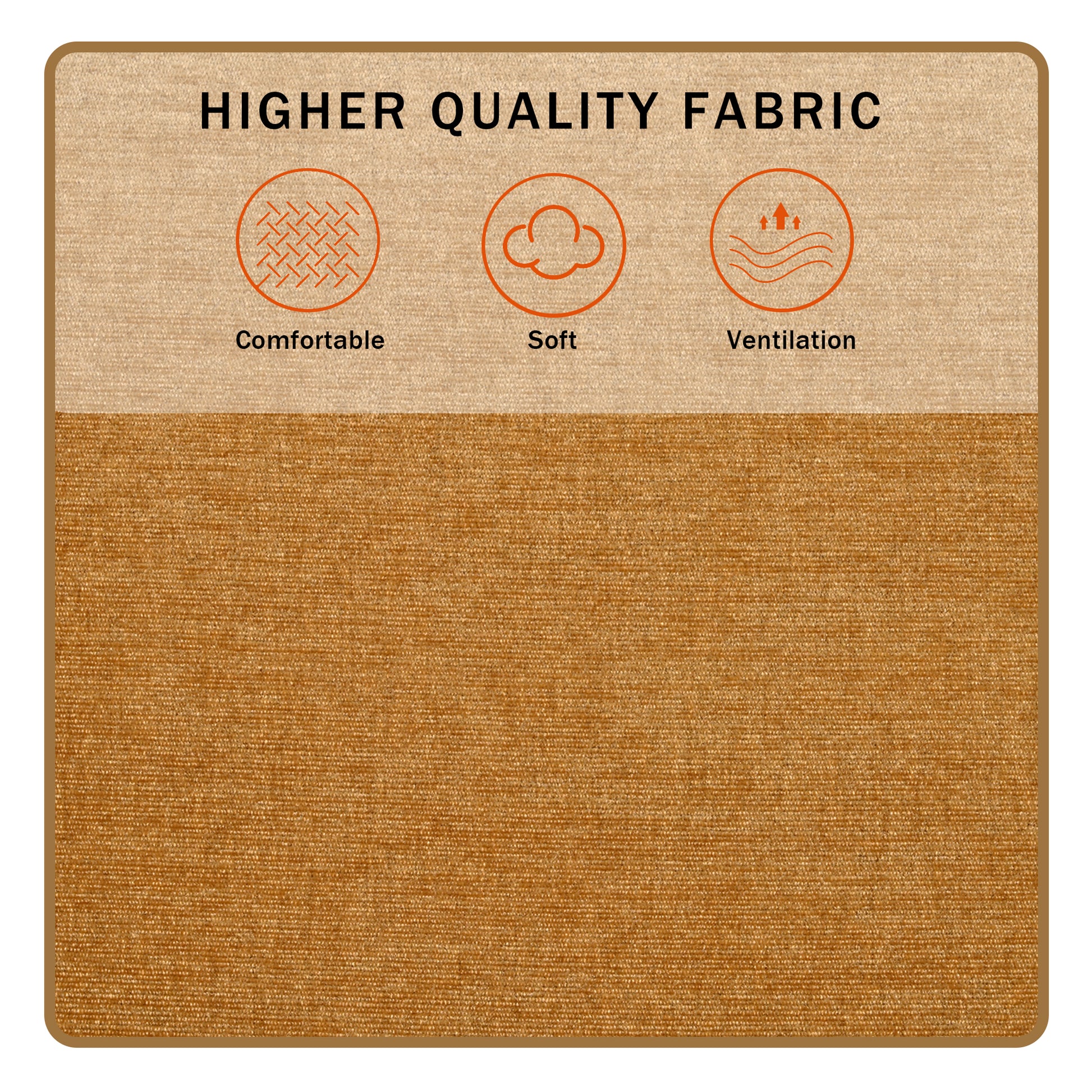 Mirod Sleek Right Angle Armrests, Ergonomic Lumbar Support, Square Wooden Block Legs, Inclined Seat For Comfort, Artistic Statement Piece For Living Room,Bedroom And Study Yellow Chenille