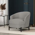 Club Chair Gray Fabric