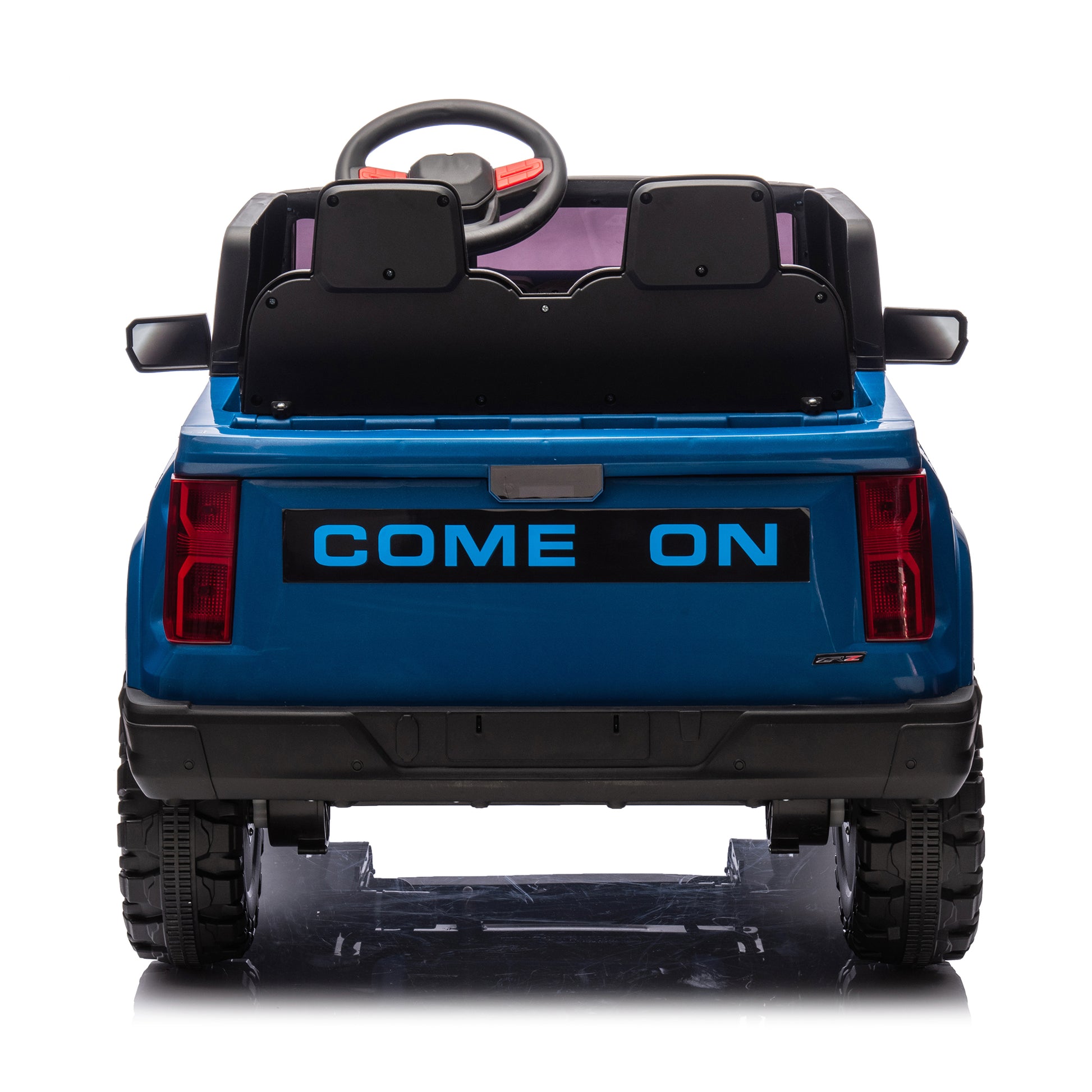 24V10A Two Seater Kids Ride On Electric Pickup, Kids Ride On Toy W Parents Remote Control,4Wd 800W Motors,Two Safety Belts,High Gate Safety Design,Usb,Bluetooth, Speed 2.49 3.73Mph For Kids Aged 3 .