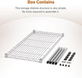 1 Tier Shelving Unit, 29.92