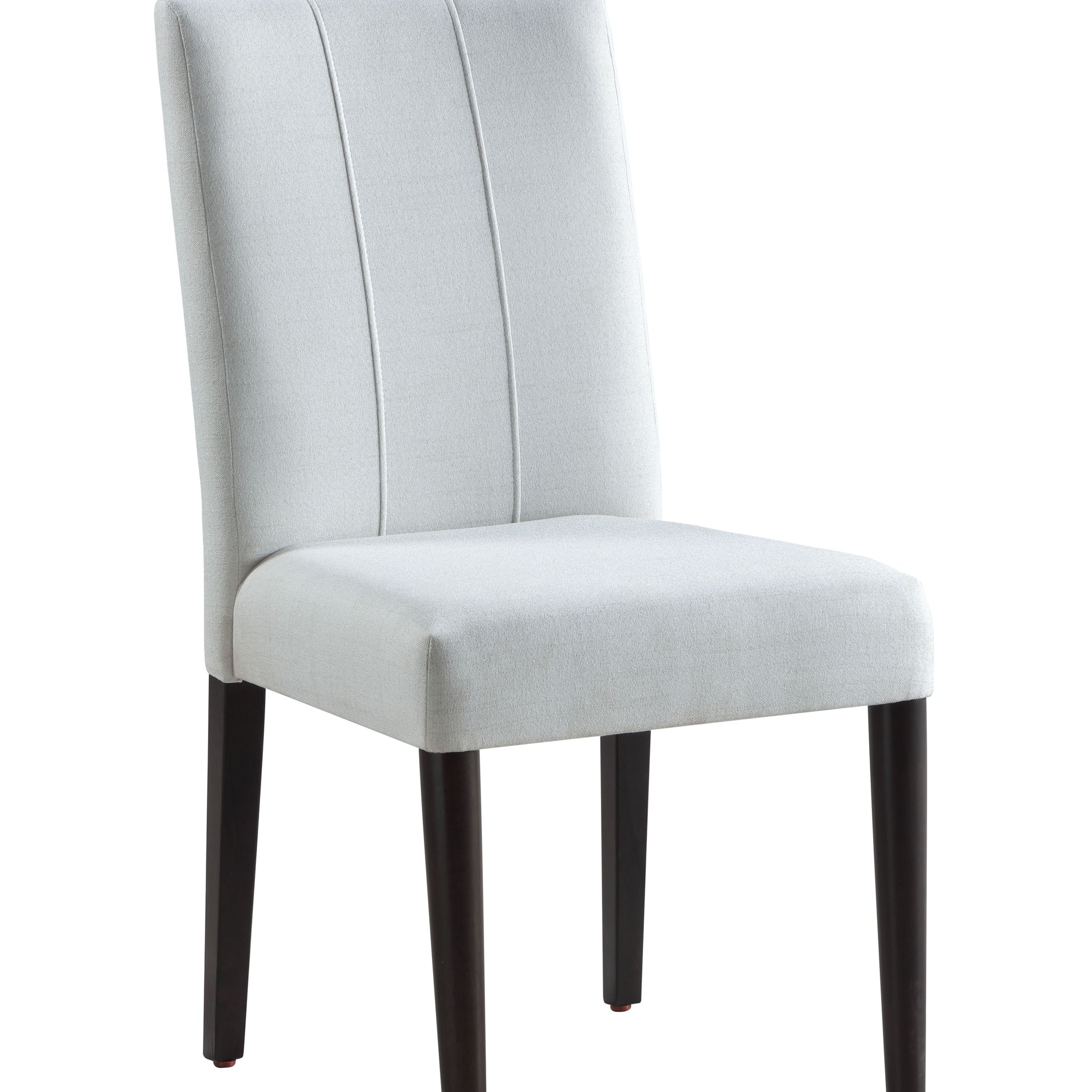 Carena White Finish Side Chair Set Of 2 White Synthetic Wood