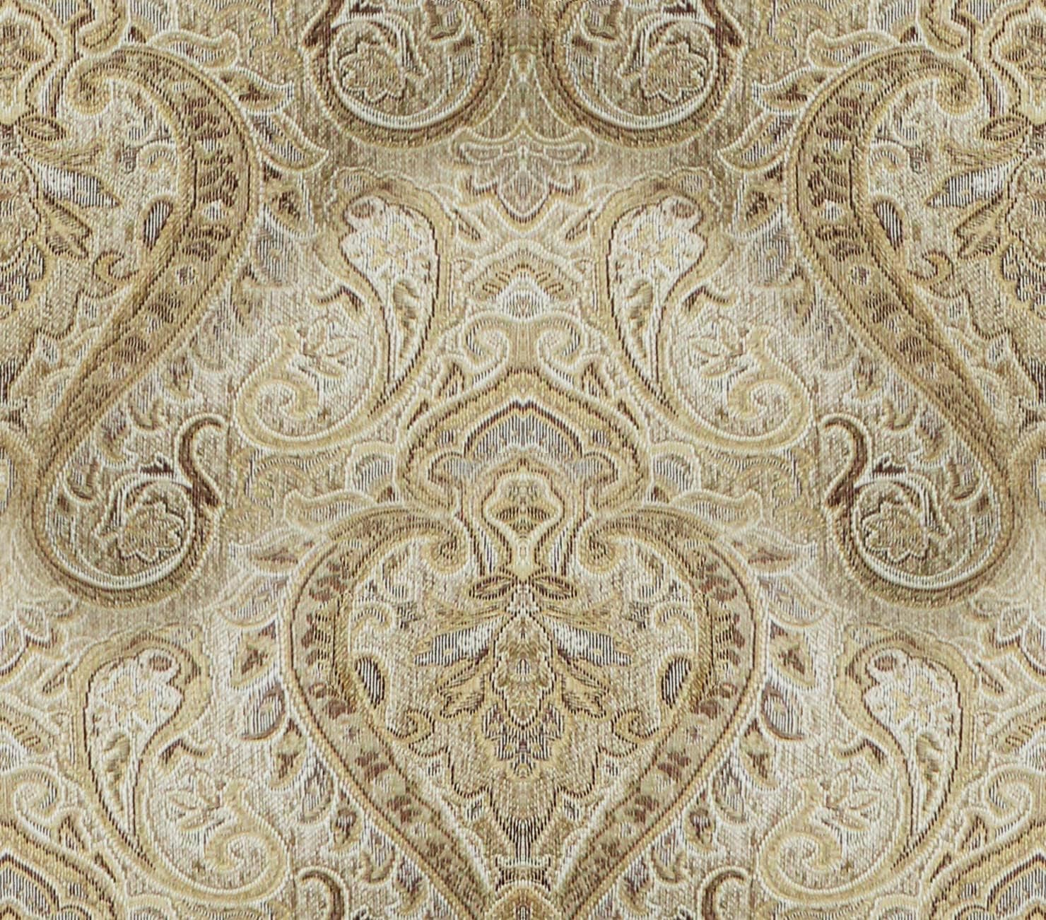 Queen Anne Style Legs Traditional Accent Chair W Pillow Beige Fabric Dark Cherry Solid Wood Padded Seat 1Pc Arm Chair Beige,Cherry Primary Living Space Antique,Contemporary,Traditional Fabric,Solid Wood