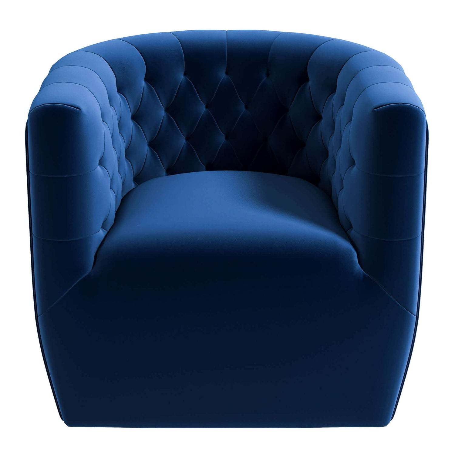 Delaney Swivel Chair Blue Boucle