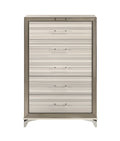 Star White Chest White Solid Wood Mdf
