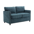 United Modern Chenille Fabric Loveseat, 2 Seat Upholstered Loveseat Sofa Modern Couch Mint Green Chenille 2 Seat