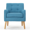 Arm Chair Teal Fabric