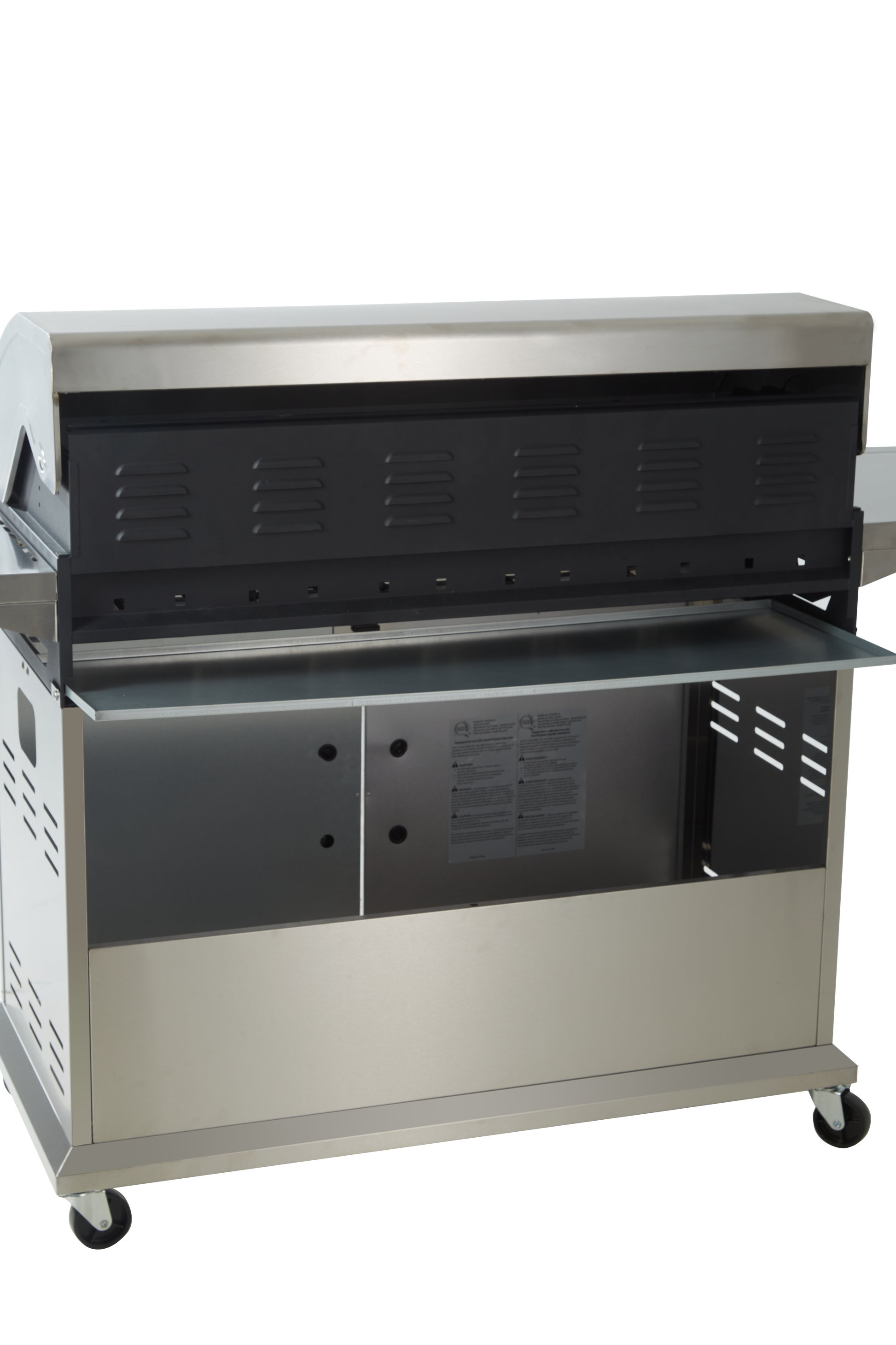 Propane Grill 6 Burner Barbecue Grill Stainless Steel Gas Grill Silver Garden & Outdoor Stainless Steel