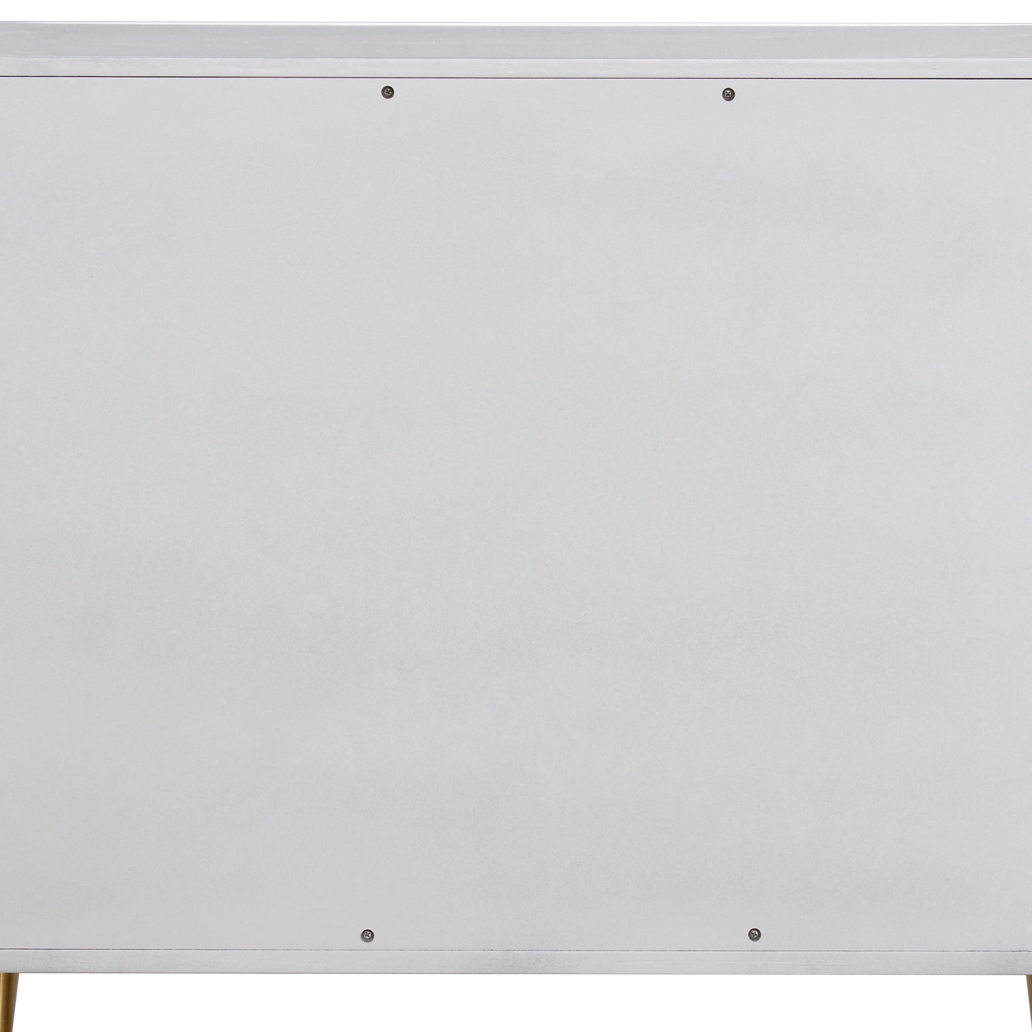 Metallic Silver And Champagne 3 Drawer Console Cabinet Freestanding 3 4 Drawers Champagne Primary Living Space Drawers Included Modern Wood Metal