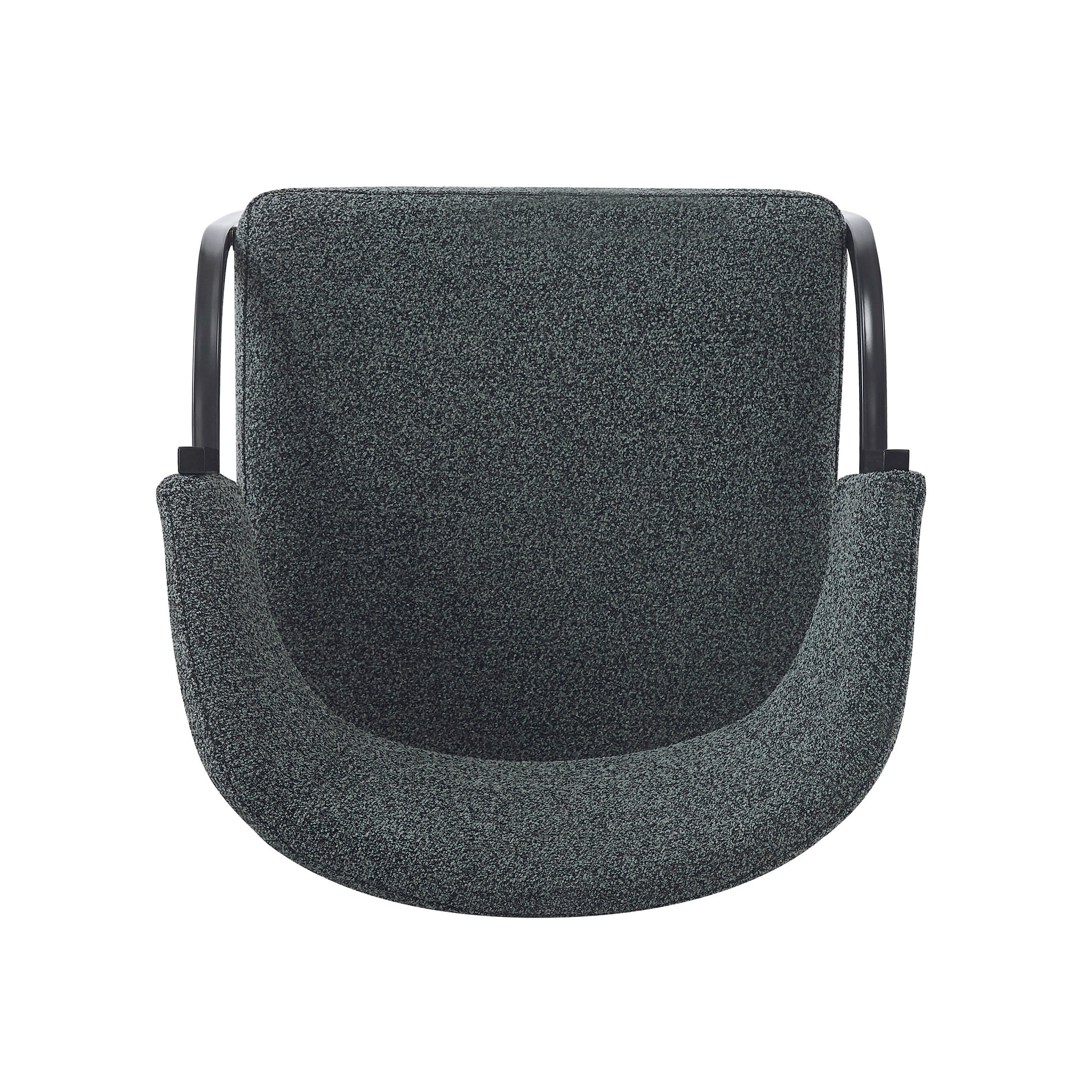 Upholstered Dining Chairs With Metal Legs Set Of 2 ,Dark Green Black Dark Green Black Fabric Metal