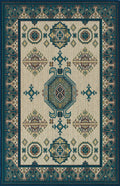Traditional, Transitional, Oriental, Medallion, Border, Cut Pile 2'2