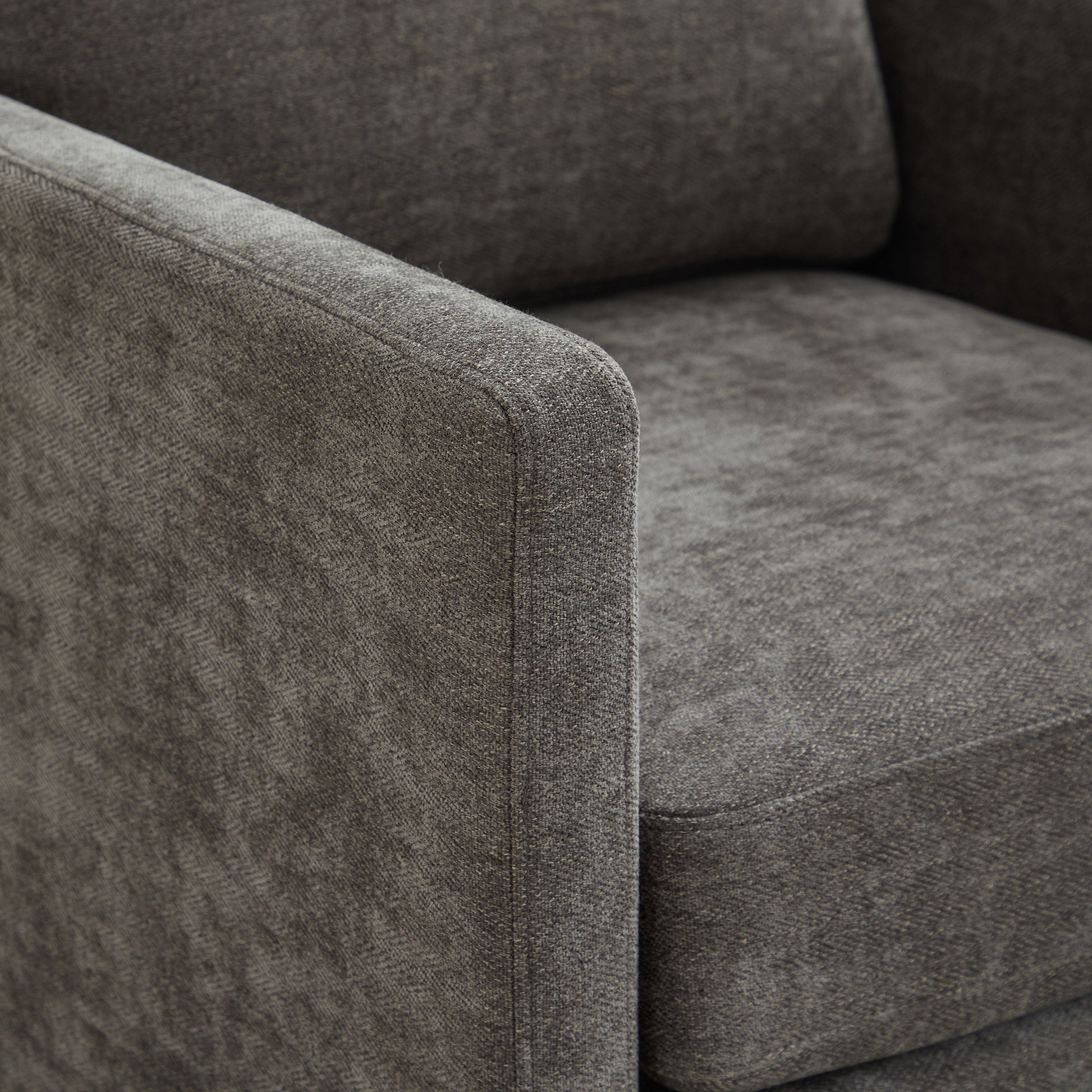 30.7"W Square Upholstered Swivel Accent Chair And Comfy Accent Single Sofa Chair, 360 Degree Club Chair, Lounge Armchair For Living Room Bedroom Apartment Nursery. Charcoal Charcoal Chenille