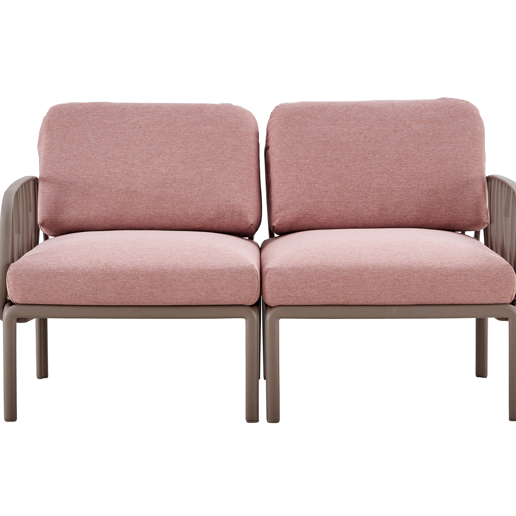 Patio Indoor Outdoor Garden Single Sofa Armchairs Plastic With Soft Cushion Weather Waterproof Chair Sectional Furniture For Balcony Garden Pool Lawn Backyard Morden Design Sitting Room Sofa Yes Sectional White Weather Resistant Frame Stain Resistant