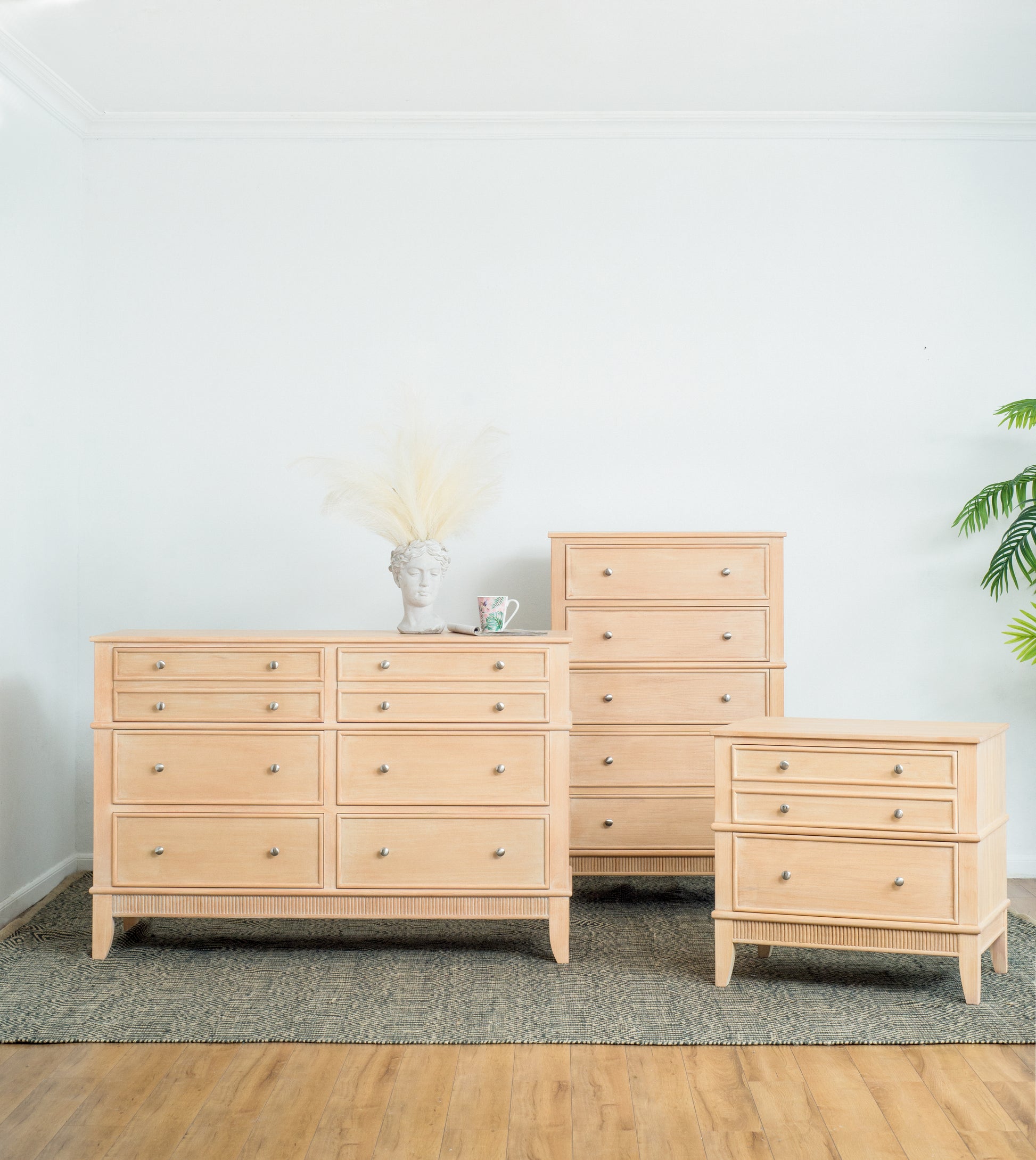 52X18X35" Cabinet Brown Mdf