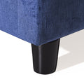 Club Chair Navy Blue Fabric