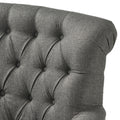 Club Chair Dark Gray Fabric