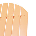 Malibu Adirondack Chair Tangerine Acacia Wood