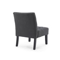 Accent Chair Charcoal Fabric