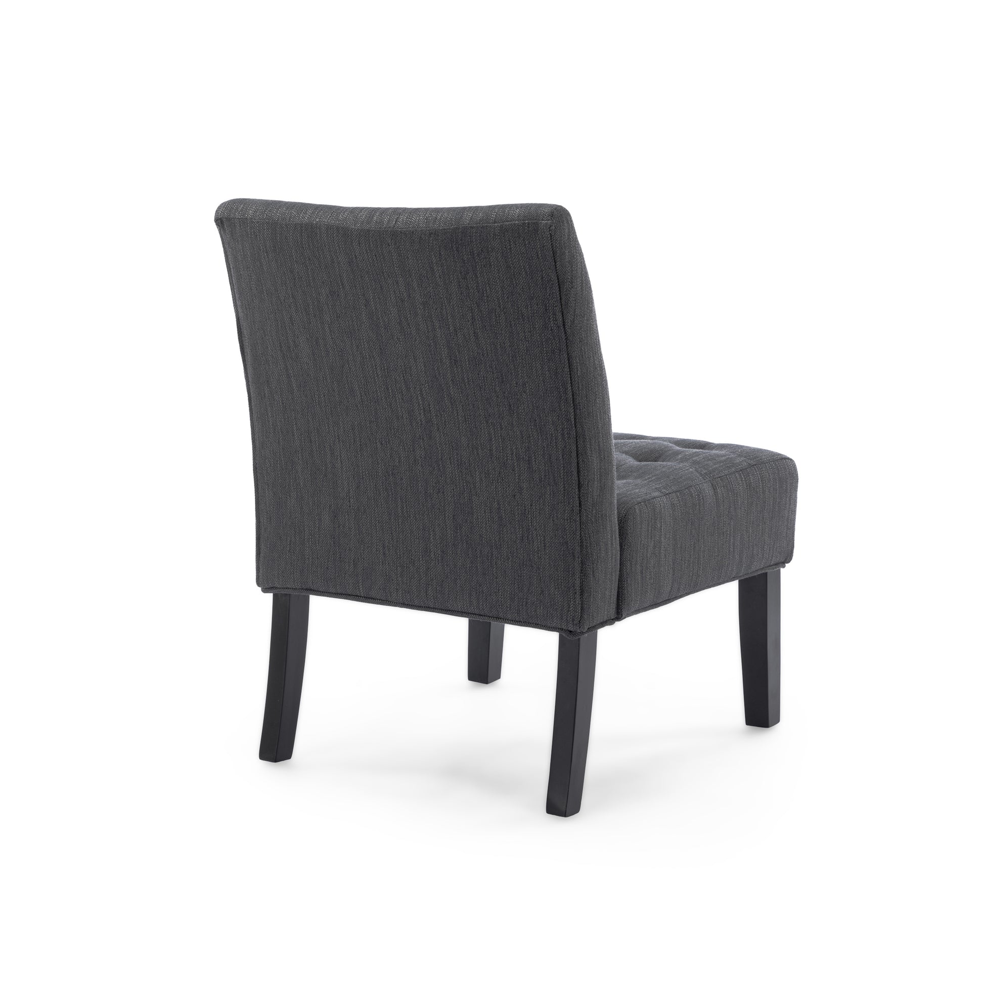 Accent Chair Charcoal Fabric