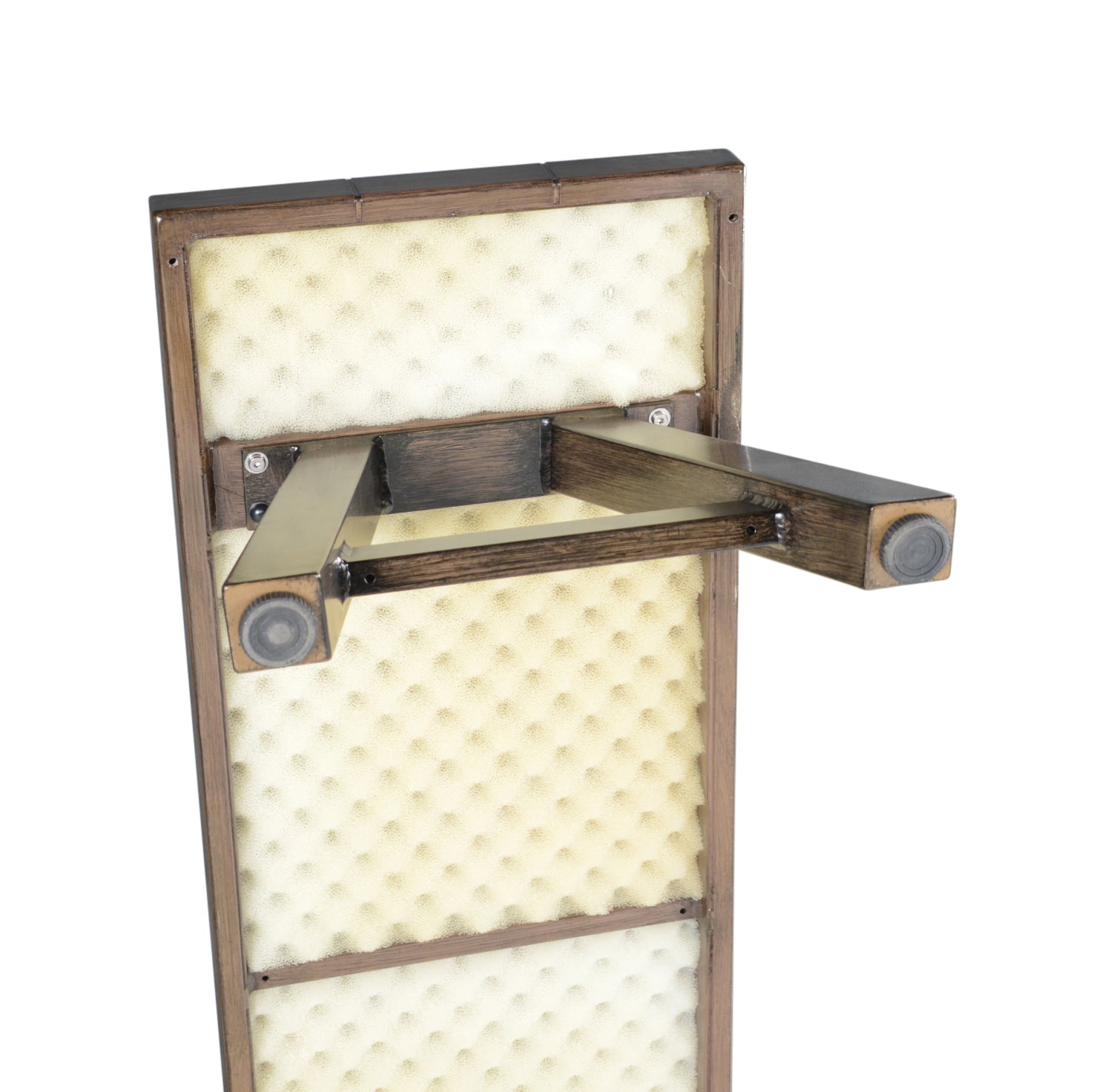 Marina Patio Backless Bench Brown Brown Metal