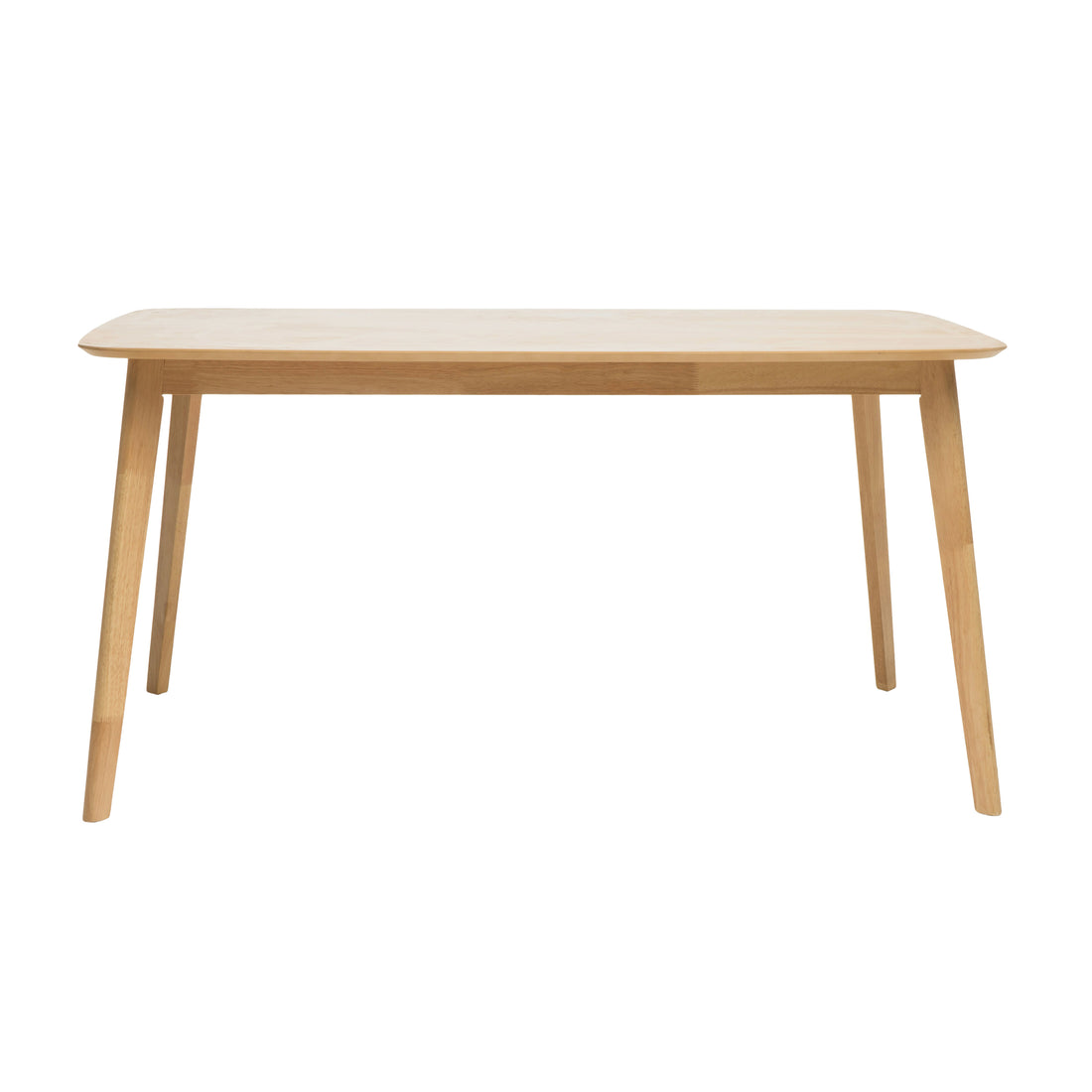Dining Table Walnut Solid Wood Mdf
