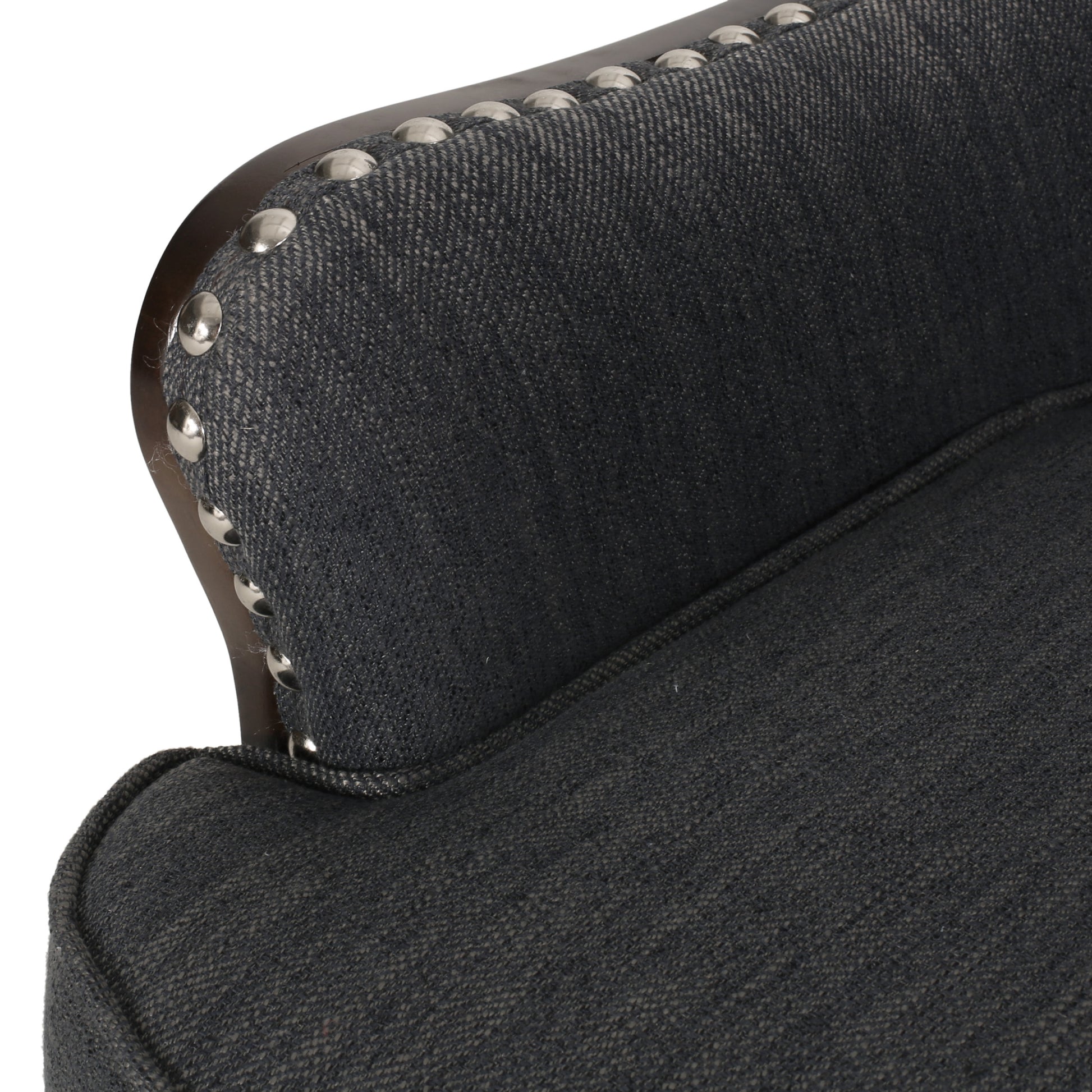 Accent Chair Charcoal Fabric