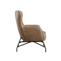 Graham Brown Accent Chair Brown Foam Engineered Wood