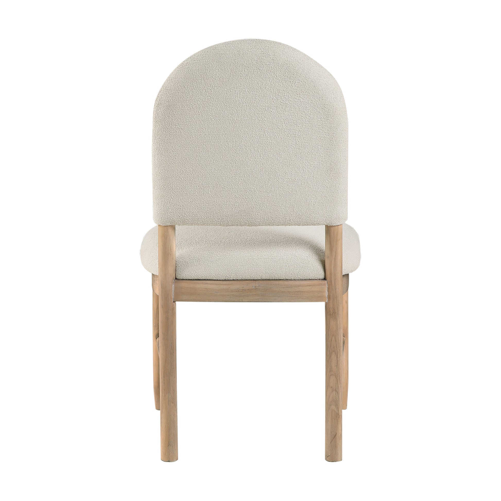 Natural Finish Dining Side Chairs Set Of 2, Beige Fabric Upholstered Seat Back Classic Luxury Dining Room Furniture Beige Dining Room Classic Set Of 2 Wood