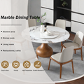 Modern Marble Dining Table, 59