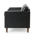 Club Chair Black Pu
