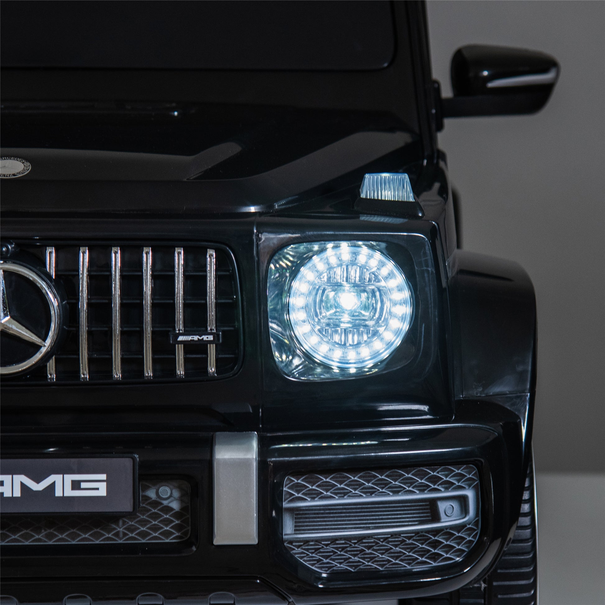 24V 2 Seater Kids Ride On Car Licensed Mercedes Benz G63 Powerful 4Wd For Kids Ages 3 8, With 7Ah Big Battery, Remote Control, Soft Braking, 4 Wheel Suspension, Led Headlight & Music,Black Black Polyethylene