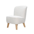 Juni Kids Chair In Boucle Cream Fabric