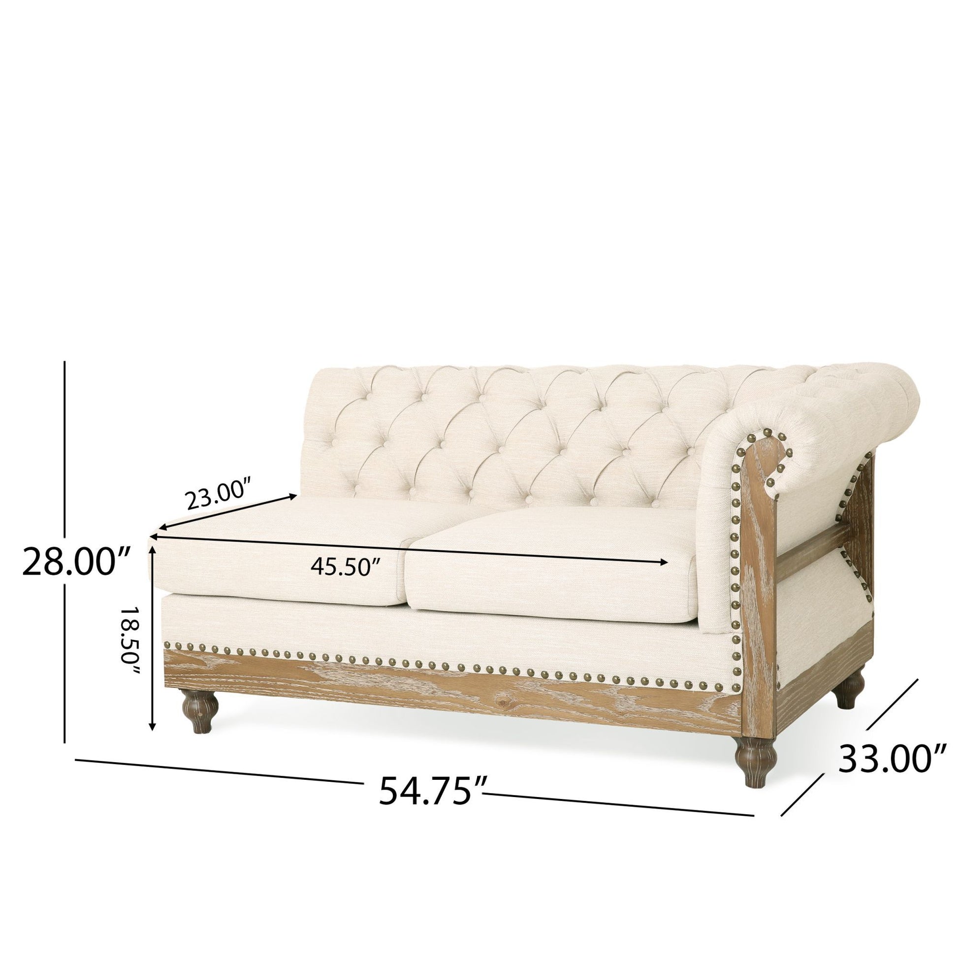 87.75 Inch Beige L Shaped Sectional Corner Sofa With Rolled Arms Spacious 5 Seater Fabric Couch, Perfect For Living Room, Bedroom, Apartment, Or Office, Comfortable, Stylish, And Space Saving Design Beige Light Brown Wood Primary Living Space Medium Soft