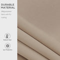 Outsunny 8' X 7' Patio Retractable Awning, Manual Exterior Sun Shade Deck Window Cover, Brown Brown Aluminum