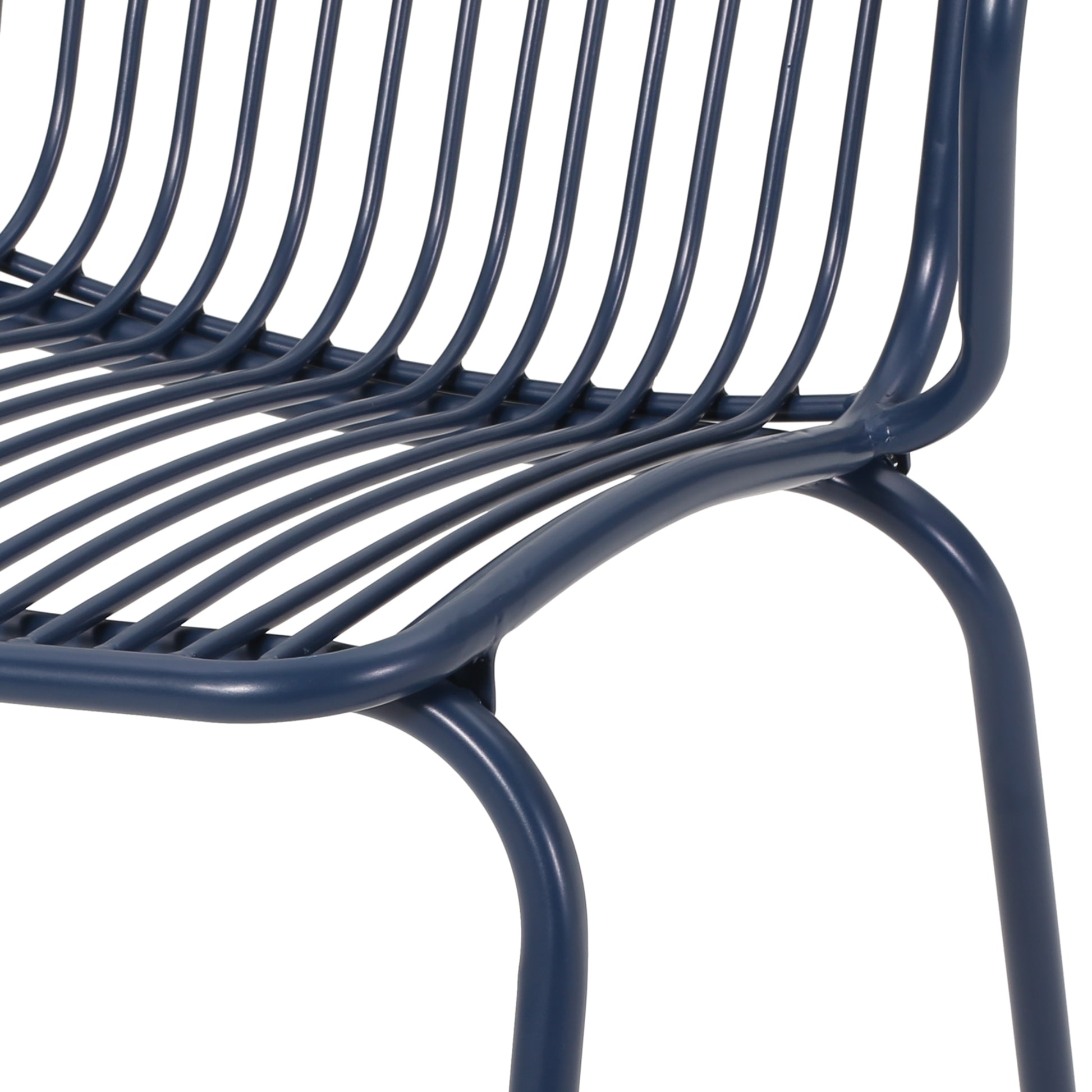 Boston Chair Navy Blue Iron