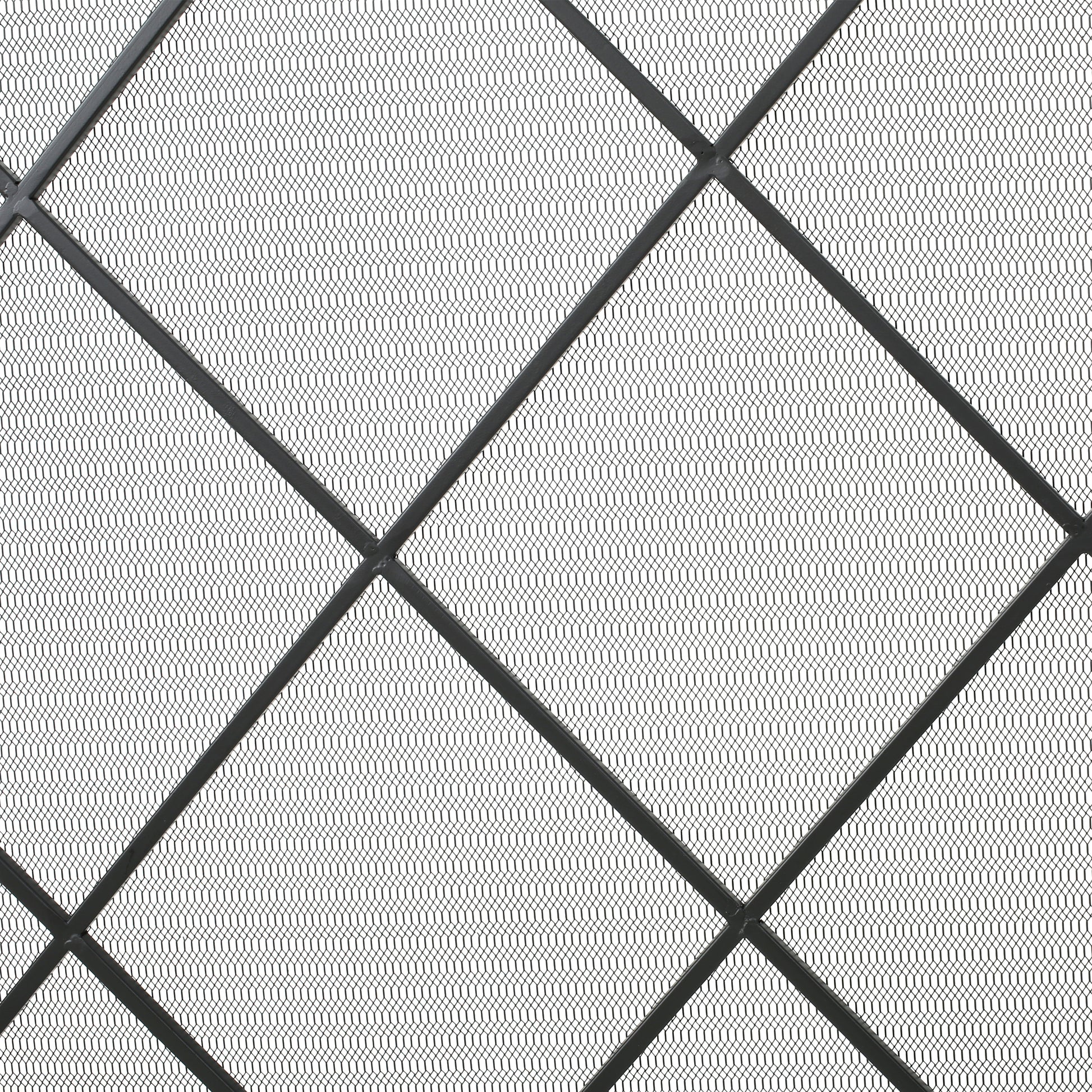 Fire Screens Black Iron